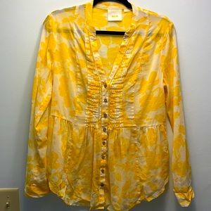 Maeve Yellow Floral Blouse